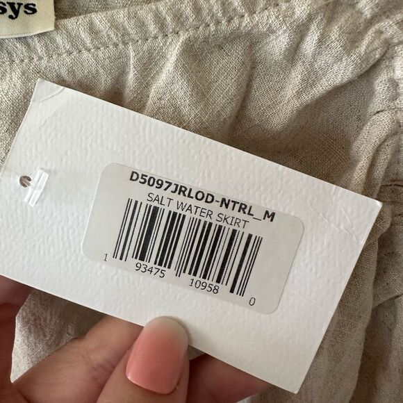 NWT Dippin Daisys Linen Blend Marla Crop Top and Saltwater Skirt 2 Piece Set M - Picture 12 of 15